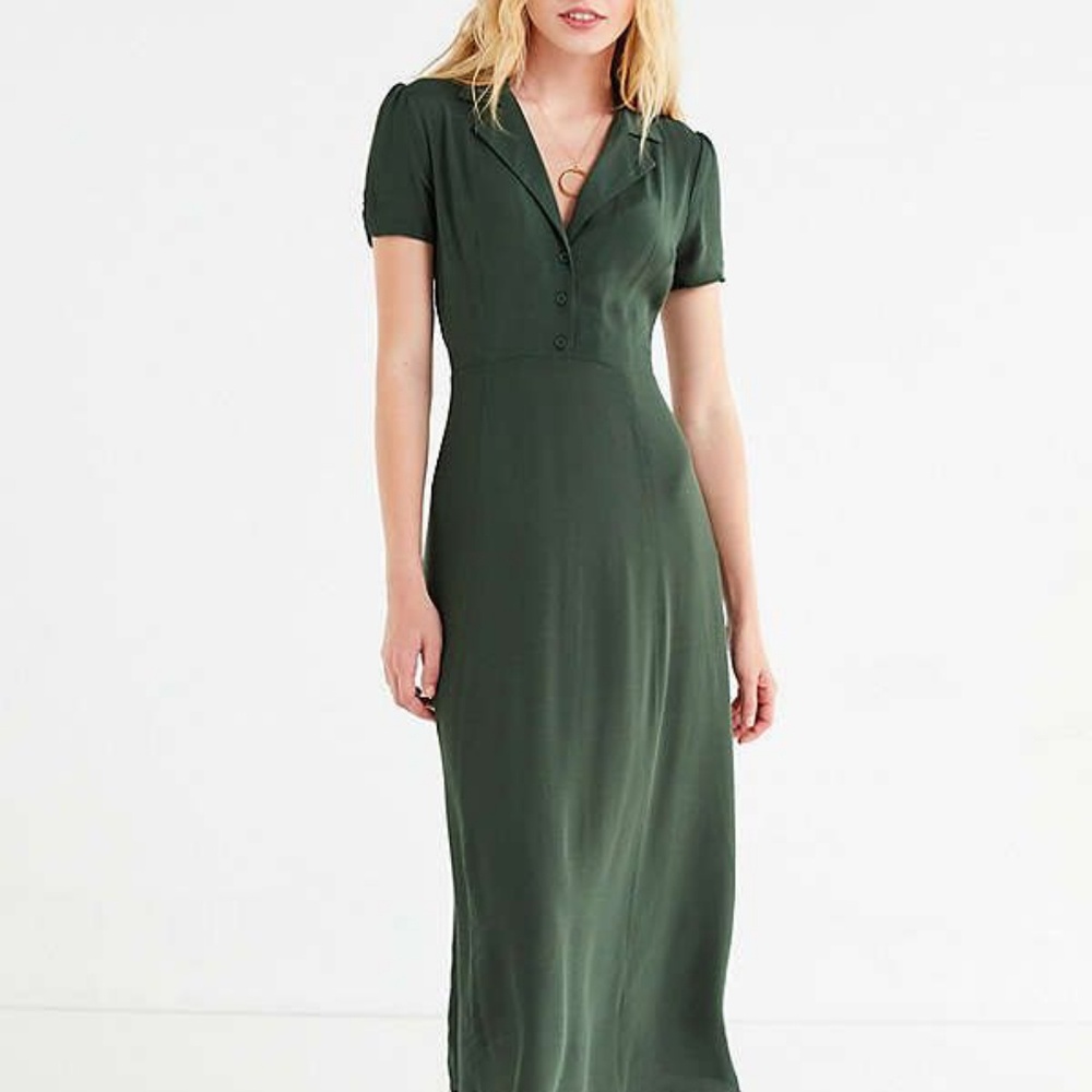 Charlotte Button-Down Midi Shirt Dress